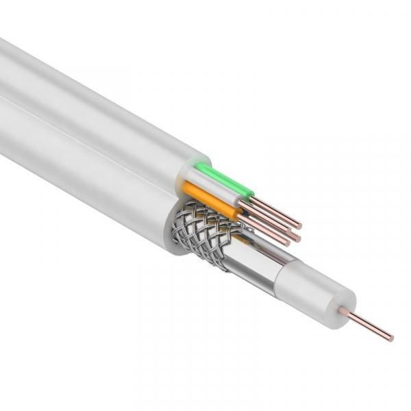 ККСВ-В+4х0,5 кабель (бухта 100 м) белый REXANT 01-4021