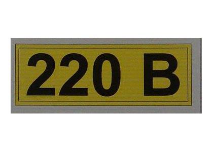 Символ "220В"  20х40  IEK (кратно 25)