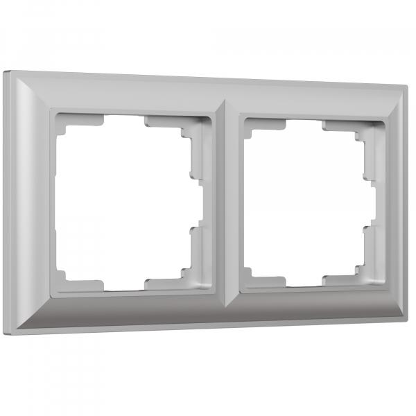 Werkel  Fiore  Серебро Рамка 2-местная WL14-Frame-02/ a038846