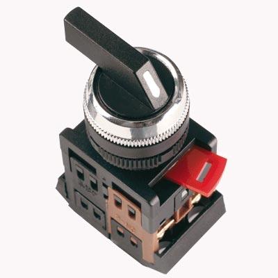 Арматура светосигнальная IEK ALСLR-22 3 положения (Ч) переключатель