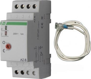 Фотореле (автомат светочувствительный) Евроавтоматика AZ-B Плюс - 16А 220В IP20 DIN светочувствительный автомат