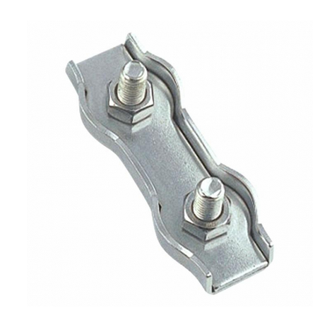 Зажим для троса Duplex 3 мм (2 шт) - ярлык Tech-Krep