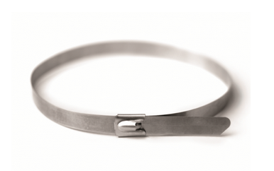 Хомут (стяжка)  нержавеющая сталь  8.0 х 300  (AISI 304) без покрытия  DKC 27412 (кратно 30)