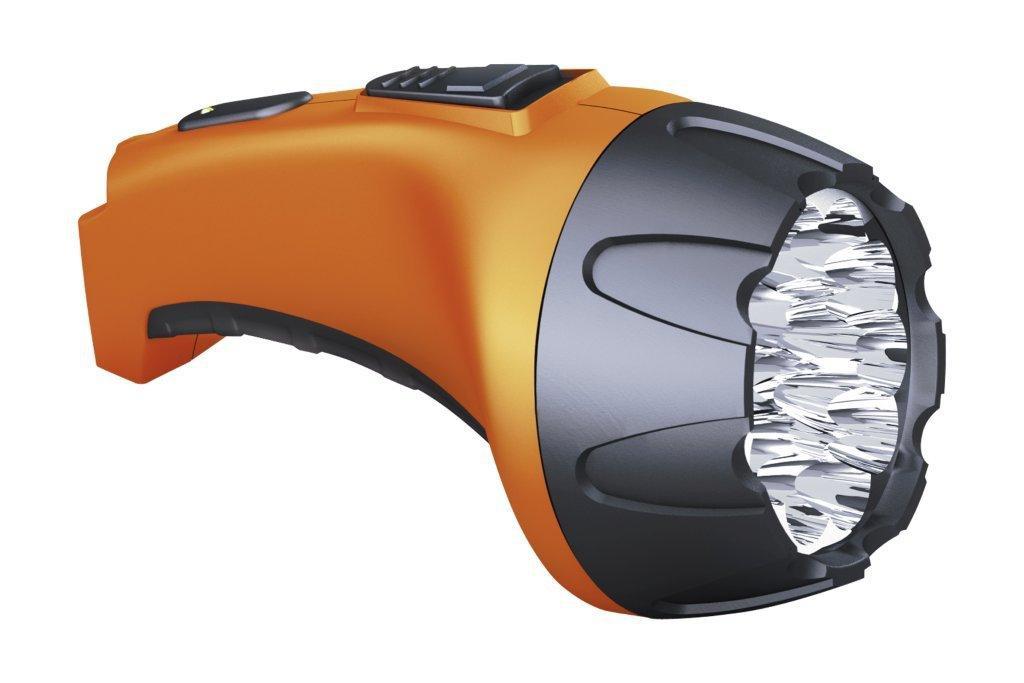 Фонарь светодиодный Рекорд PM-0115 аккумуляторный, оранжевый