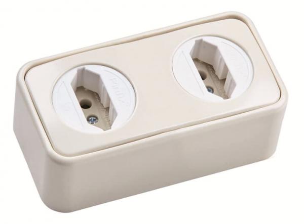 Розетка двойная ZE225