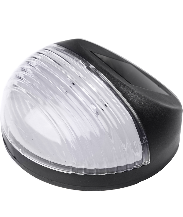 Светильник фасадный Uniel USL-F-151/PТ110 BRIGHT 2LED 1*АА Ni-Mh аккумулятор в/к. IP44 на солнечной батарее. Белый свет