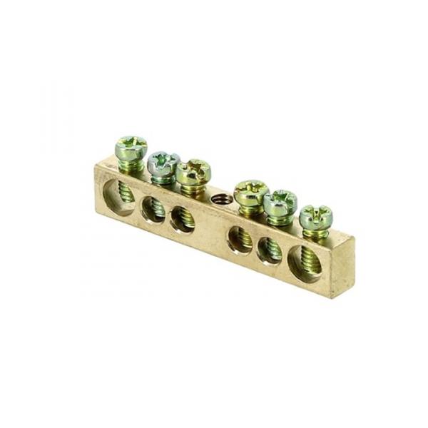 Шина нулевая PE 63.06(без изолятор) EKF